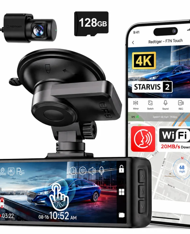 Kamerë Dashcam REDTIGER 4K STARVIS 2